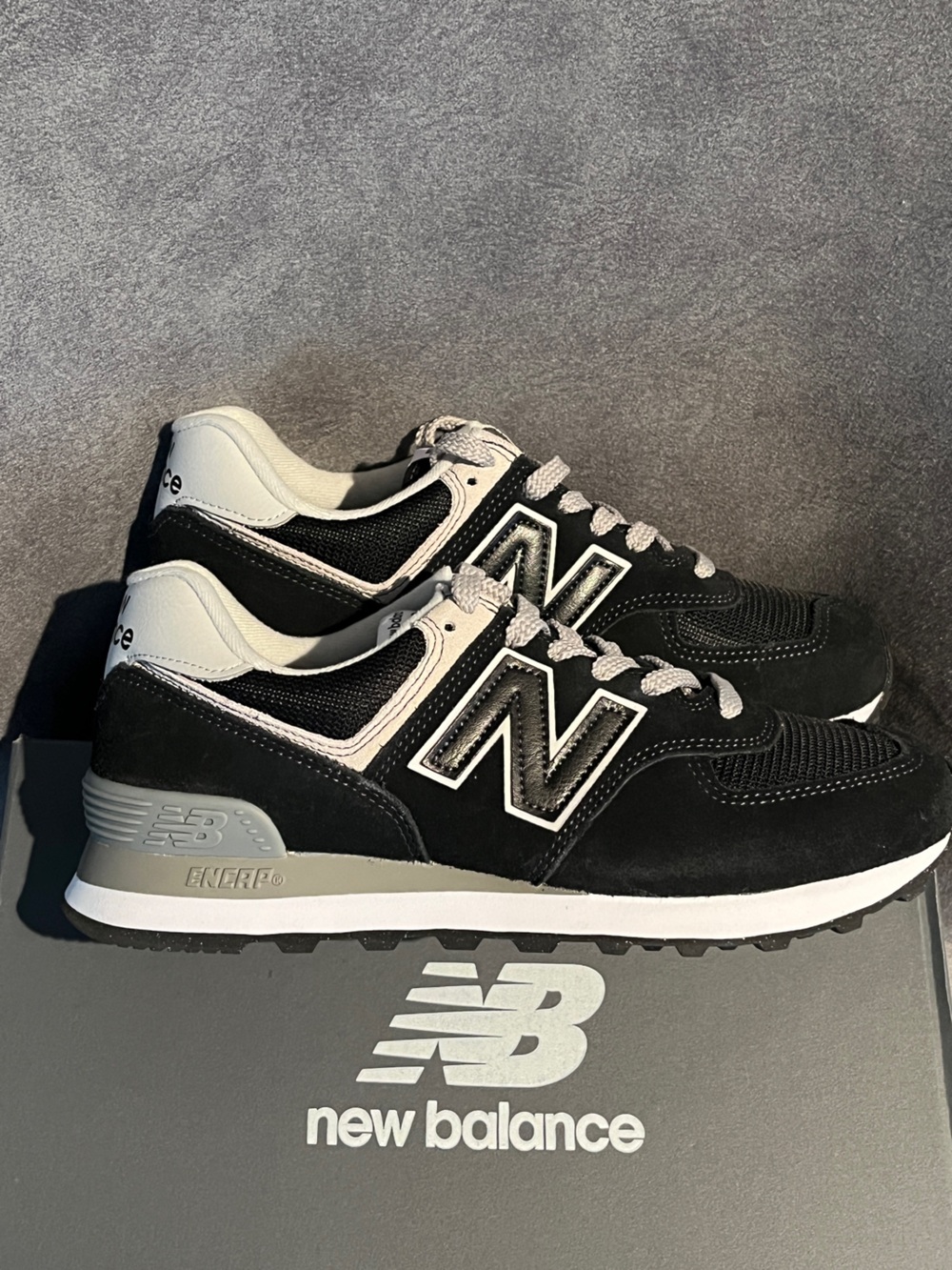 New Balance Women’s Sneakers 574 Black Size 8.5 US